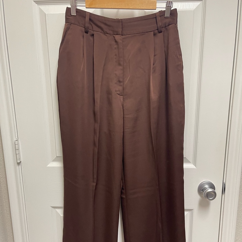 Favorite Daughter Brown High Rise Trousers - Picture 2 of 12